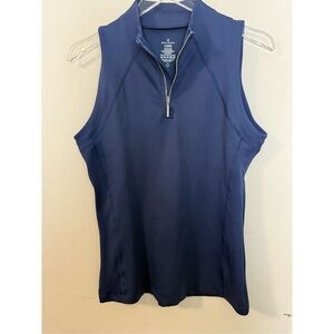 MOCHARA SLEEVELESS BASE LAYER IN INDIGO LARGE